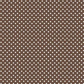 Prikkort 14x28 cm 30 Hvid p Brun