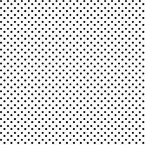 Prikkort 14x28 cm 40 Sort p hvid