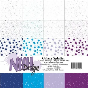 NHH Paperpad 30,5x30,5cm - NHHP527 - Galaxy Splatter