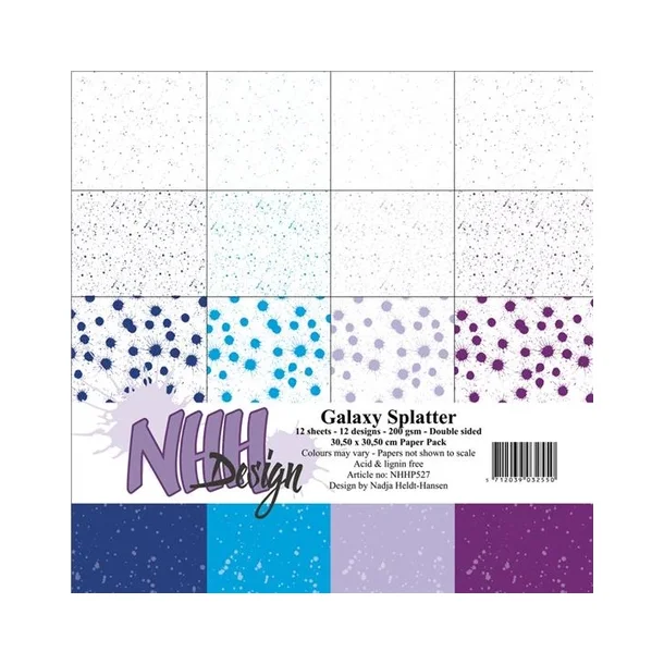 NHH Paperpad 30,5x30,5cm - NHHP527 - Galaxy Splatter