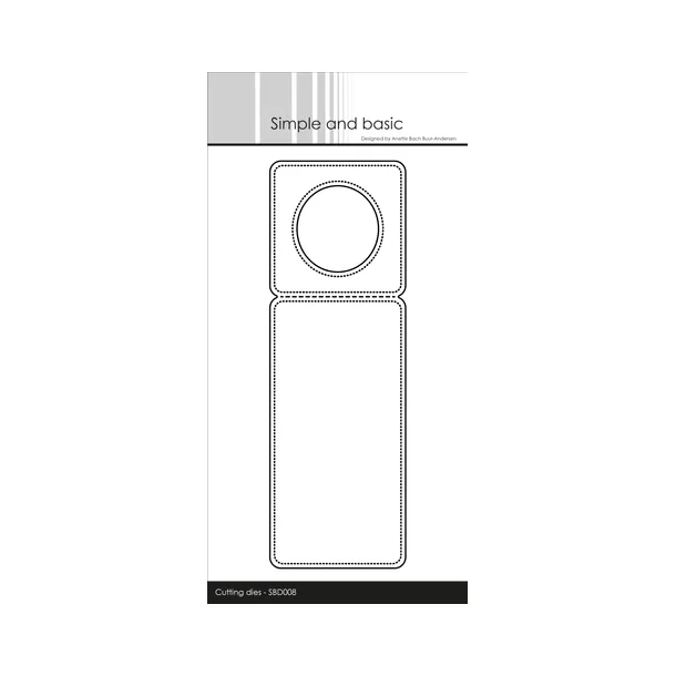 Simple and Basic - SBD008 - Pierced Bottle Label