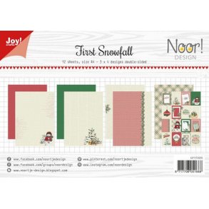 Joy Papirsblok A4 - 12 Ark dobbeltsidet - 6011/0659 - First Snowfall