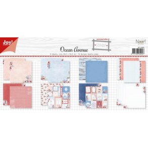 Joy Papirsblok 30,5x30,5 - 8 Ark dobbeltsidet - 6011/0663 - Ocean Avenue