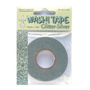 Leane Washi Tape 61.1116 - Glitter-Sliver