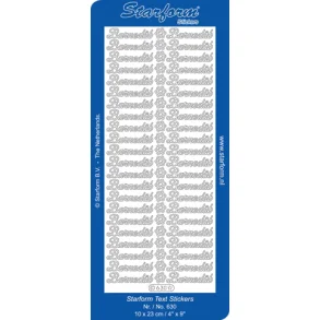 Starform stickers S�LV no 630 Barned�b