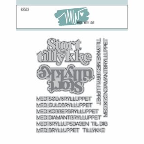 Dies Made With Love Stort tillykke 63503
