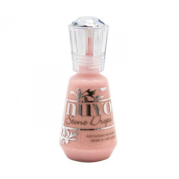 NUVO STONE DROPS "ROSEBUD PINK" 1290N