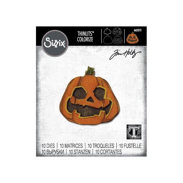 Sizzix/Tim Holtz Thinlits Die "Vault - Layered Jack-o-Lantern" 662373
