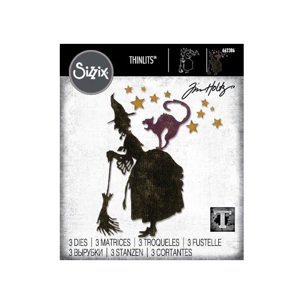 Sizzix/Tim Holtz Thinlits Die "Vault - Witchcraft" 662386