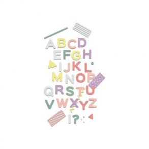 Sizzix-Thinlits Die - 663310 - Pop Art Uppercase