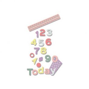 Sizzix-Thinlits Die - 663312 - Pop Art Numbers