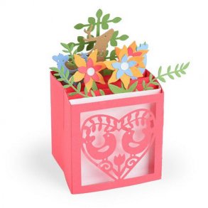 Sizzix-Thinlits Die - 663603 - Card in a Box Christmas