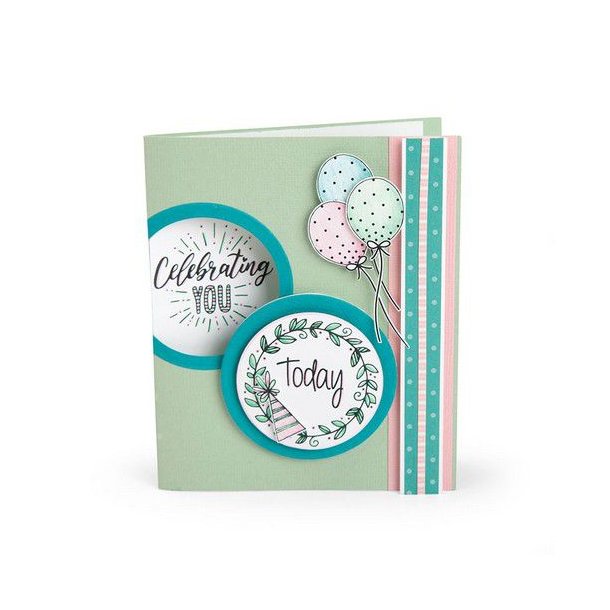 Sizzix Clear Stamps - 663632 - Everyday Sentiments 