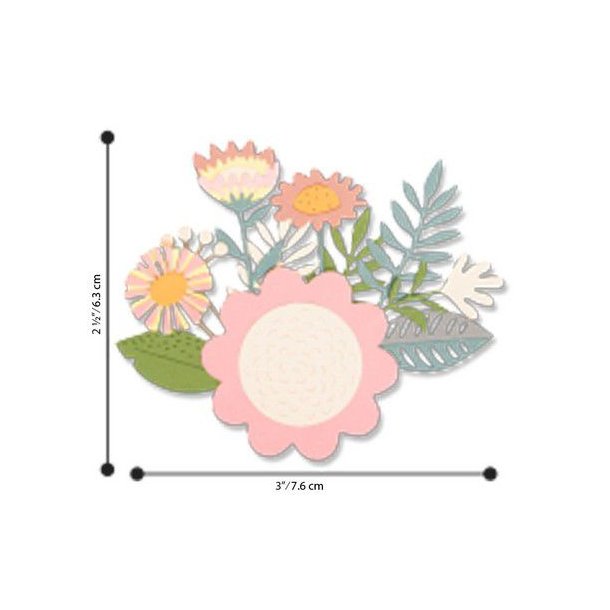 Sizzix - Thinlits Die - 663854 - Floral Tropics