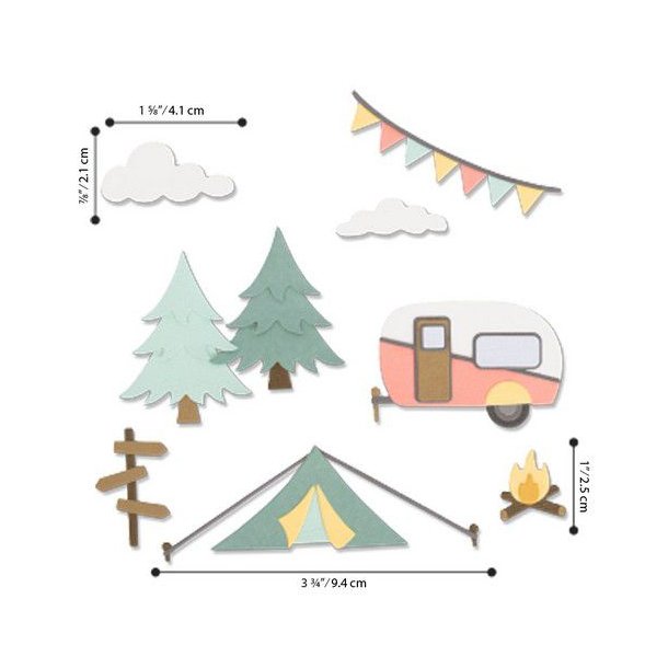 Sizzix - Thinlits Die - 663856 - Great Outdoors