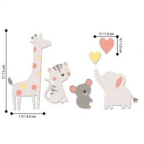 Sizzix- BIGZ Die - 663863 - Zoo Friends