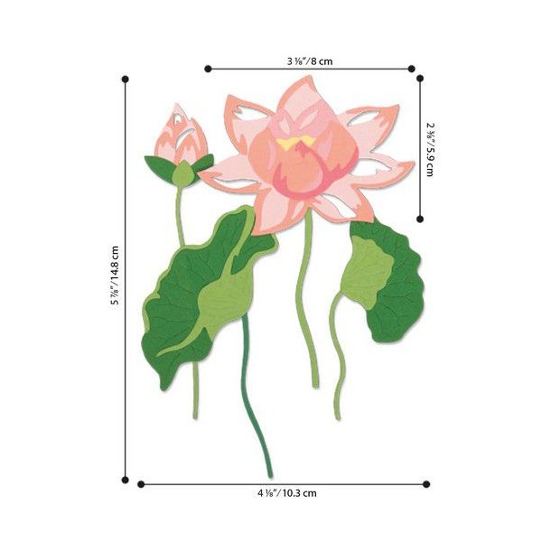 Sizzix - Thinlits Die - 663867 - Layered Water Flower