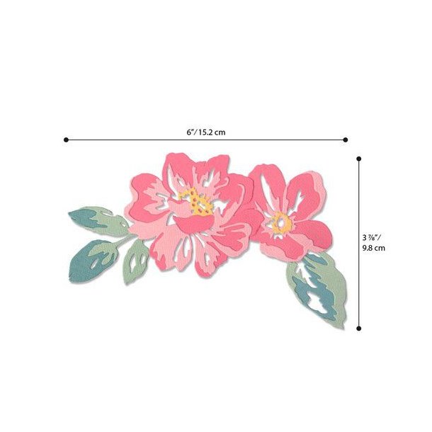 Sizzix - Thinlits Die - 664359 - Floral Layers