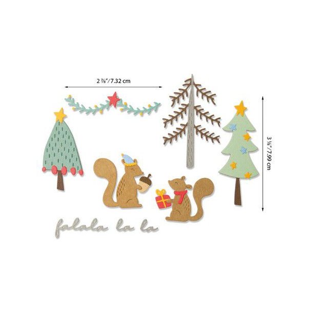 Sizzix Thinlits Die - 664451 - Festive Tails