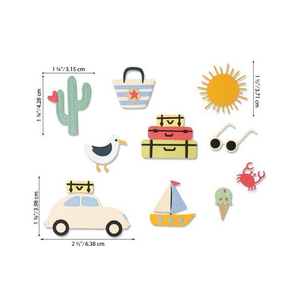 Sizzix Thinlits Die - 664471 - Summer Days