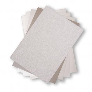 Sizzix Opulent Cardstock 50 stk A4 - 664533 - Silver
