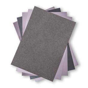 Sizzix Opulent Cardstock 50 stk A4 - 664536 - Charcoal