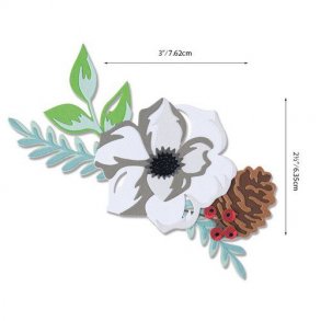 Sizzix Thinlits Die - 664589 - Layered Winter Flower