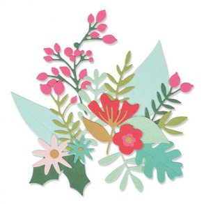 Sizzix Thinlits Die - 664707 -  Floral Abundance 