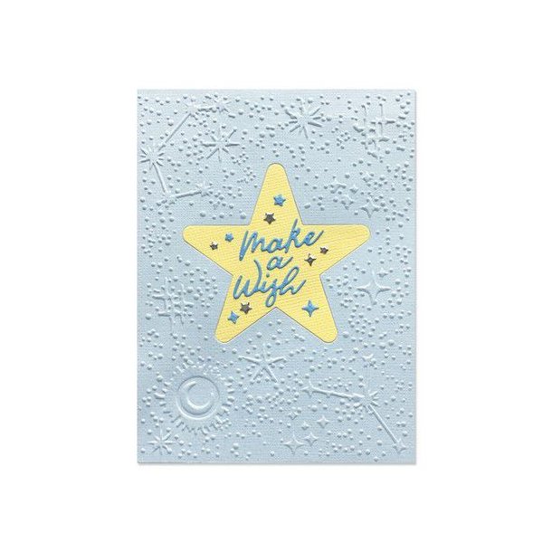 Sizzix - Impresslits Embossing Folder - 665109 - Celestial