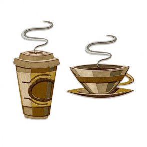 Sizzix -Tim Holtz Thinlits Die - 665212 - Caf&eacute; Colorize