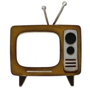 Sizzix-Tim Holtz BIGZ Die - 665371 - Retro TV