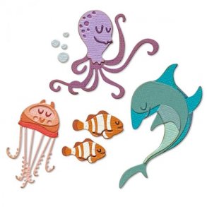 Sizzix -Tim Holtz Thinlits Die - 665377 - Under the Sea #1