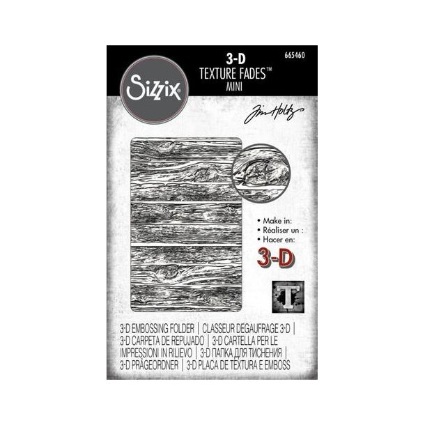 Sizzix - Tim Holtz Embossing 665460 Mini Lumber