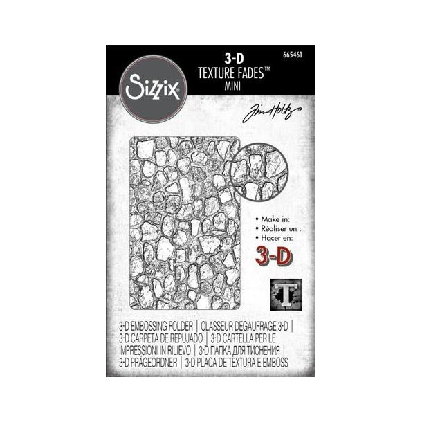 Sizzix - Tim Holtz Embossing 665461 Mini Cobblestone