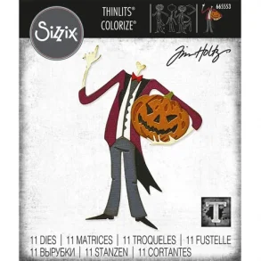 Sizzix-Tim Holtz Thinlits Die - 665553 - Pumpkin Head