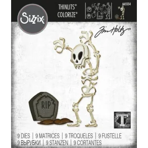 Sizzix-Tim Holtz Thinlits Die - 665554 - Mr. Bones