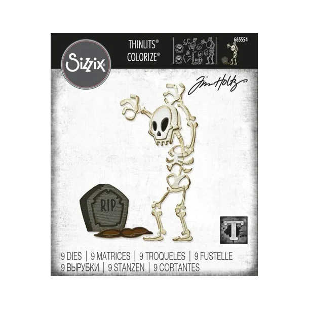 Sizzix-Tim Holtz Thinlits Die - 665554 - Mr. Bones