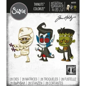 Sizzix-Tim Holtz Thinlits Die - 665555 - Custome Party