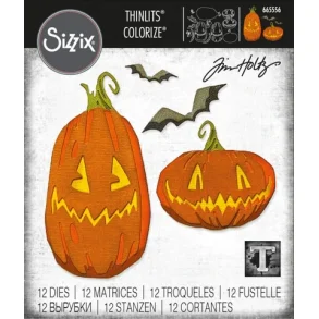 Sizzix-Tim Holtz Thinlits Die - 665556 - Pumpkin Patch