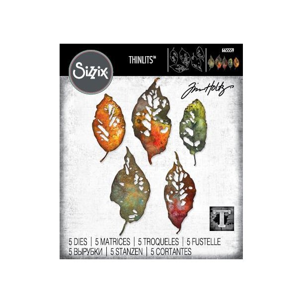 Sizzix/Tim Holtz Thinlits Die "Vault - Leaf Fragments" 665559