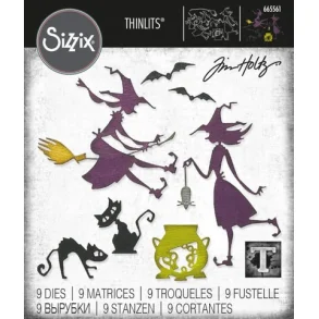 Sizzix-Tim Holtz Thinlits Die - 665561 - Toil & Trouble