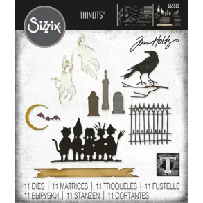 Sizzix-Tim Holtz Thinlits Die - 665563 - Halloween 2021