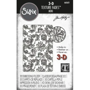Sizzix - Tim Holtz Embossing Folder Mini 665631 - Botanical 