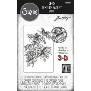 Sizzix - Tim Holtz Embossing 665635 Mini Poinsettia