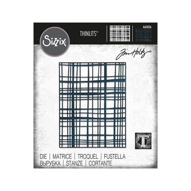 Sizzix / Tim Holtz - Thinlits Die - 665856 - Simple Plaid