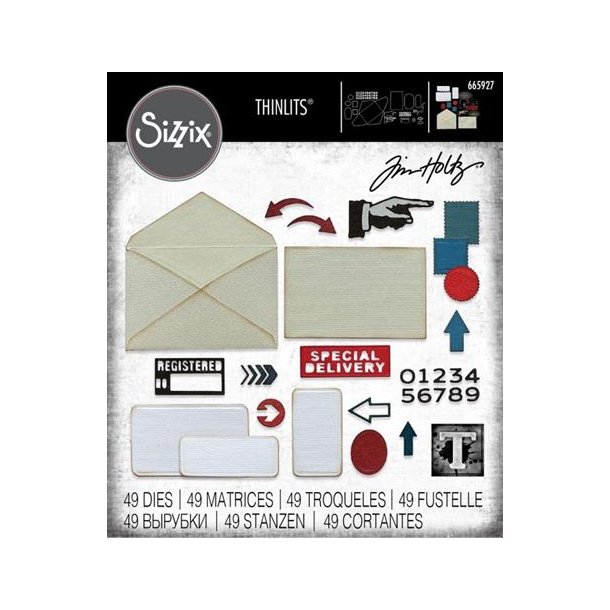 Sizzix / Tim Holtz  - Thinlits Die - 665927