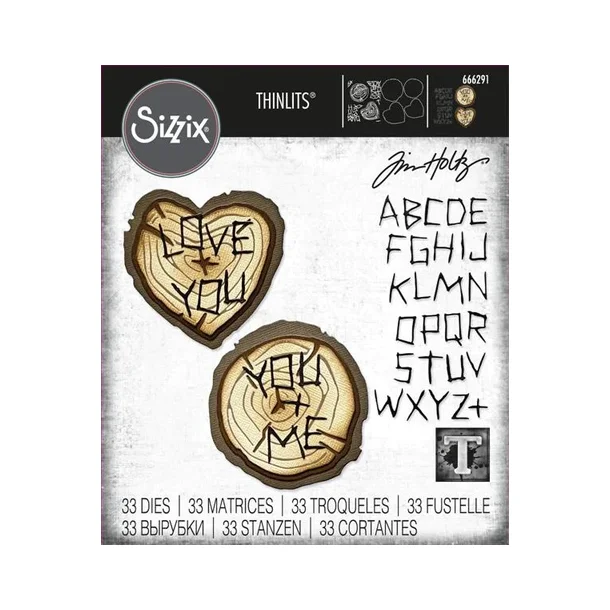 Sizzix / Tim Holtz  - Thinlits Die - 666291 