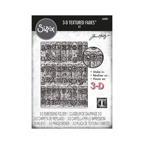 Sizzix / Tim Holtz Embossing Folder 666885
