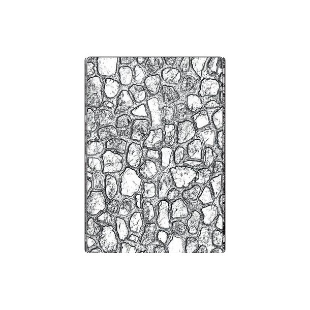 Sizzix/Tim Holtz 3D Embossing Folder "Vault - Cobblestone" 666959