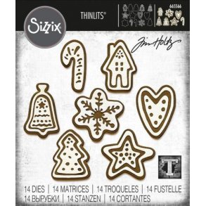 Sizzix - Thinlits Die - 665566 - Christmas Cookies
